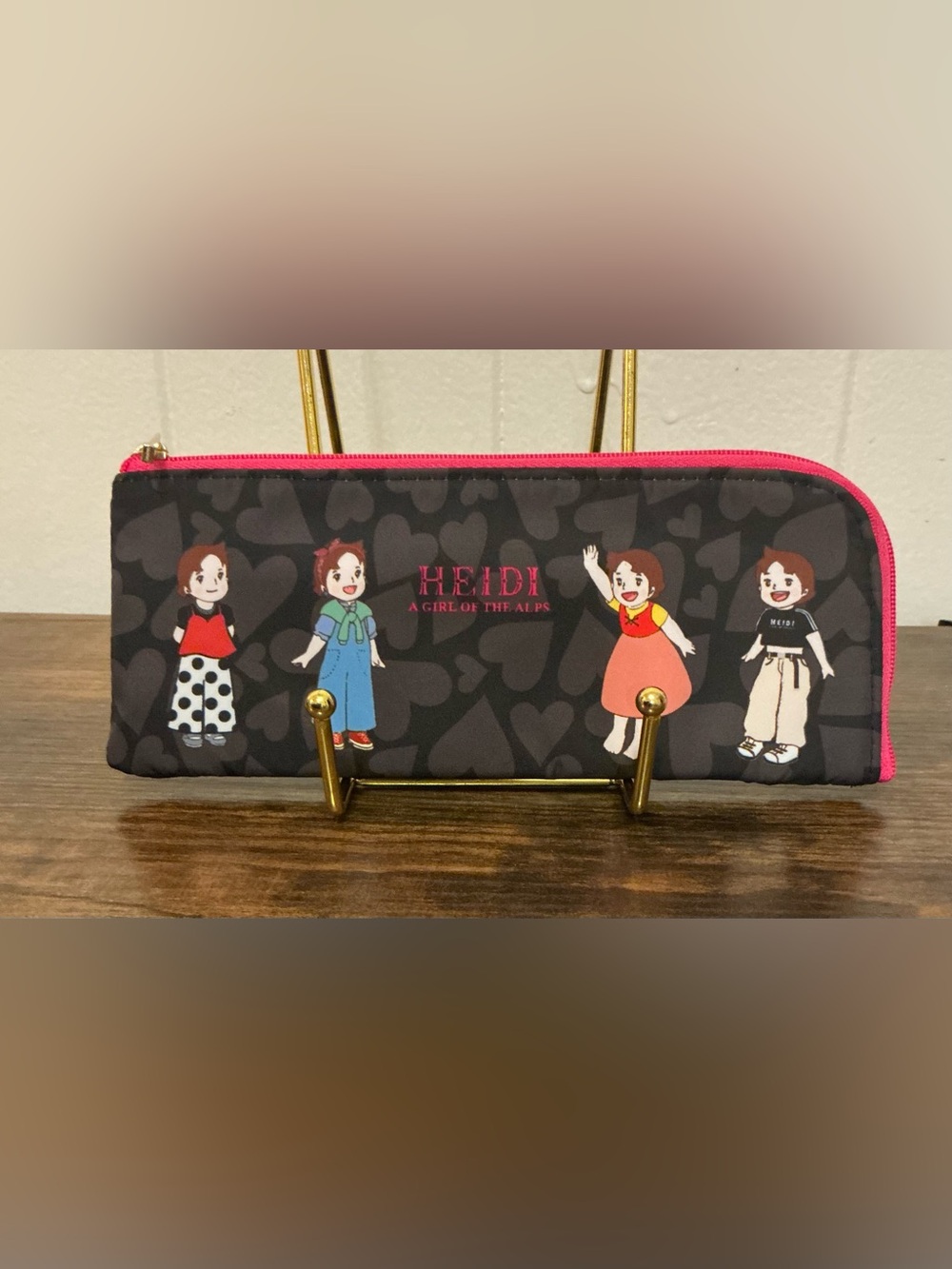 A Rare Vintage Zuiyo Heidi A Girl Of  The ALPS pencil Zip Case